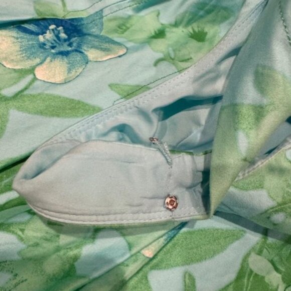 Women's size 10, Nine West, beautiful A-line dress, colors are gorgeous, pockets - Picture 7 of 9